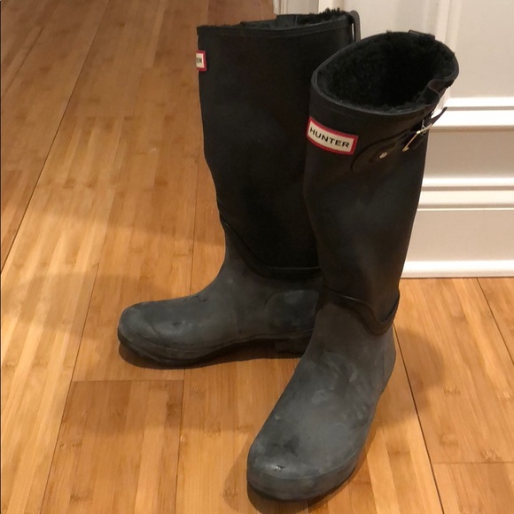 Hunter Shoes - Hunter black boots